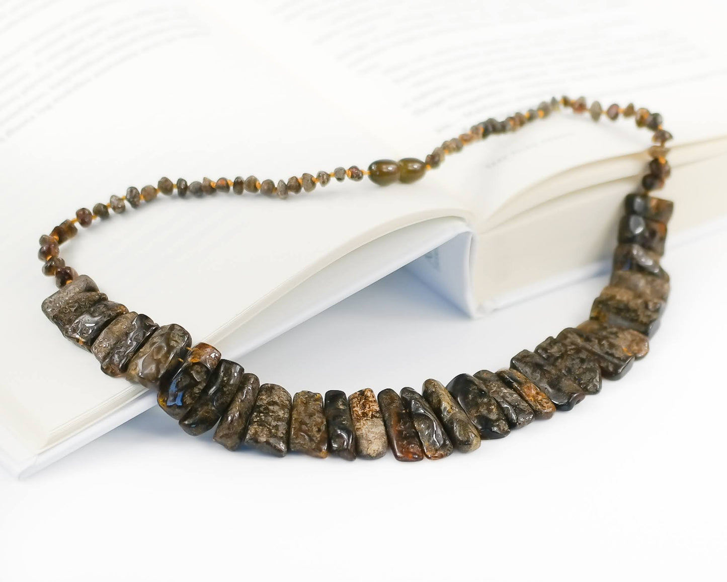 Dark Baltic Amber Collier