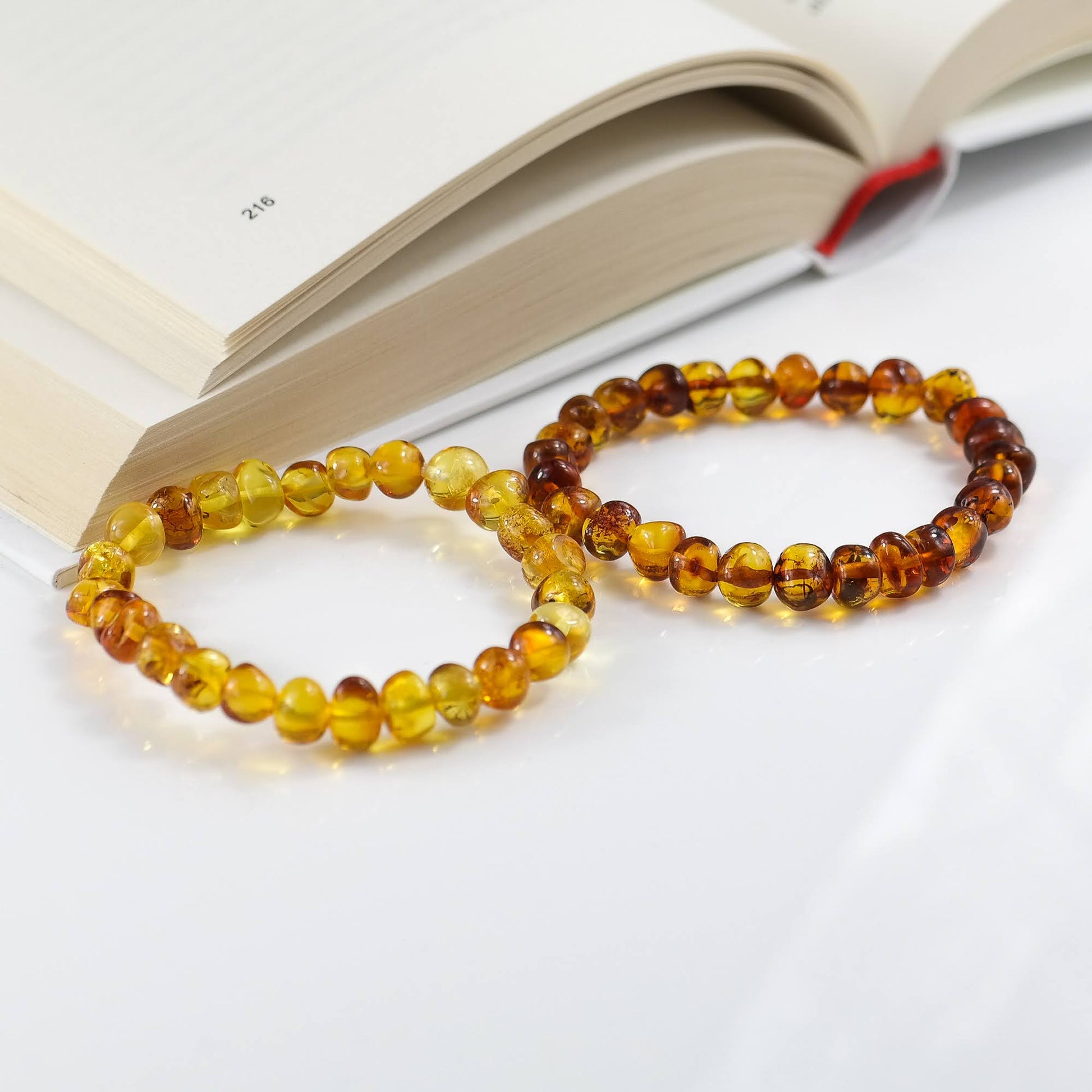 Baltic Amber Baroque Bead Bracelet