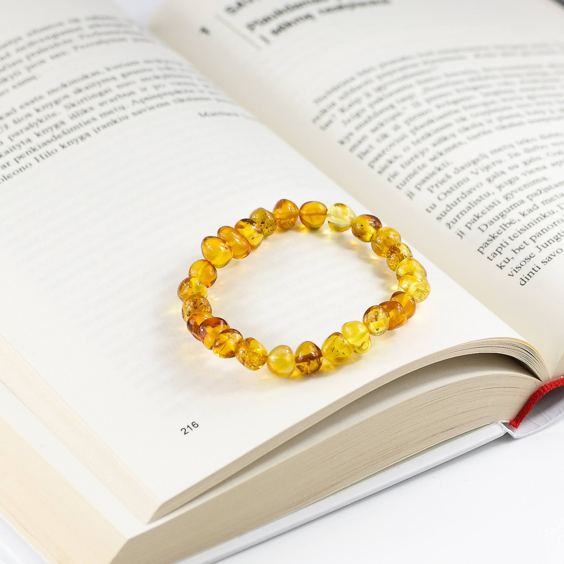 Lemon Amber Bracelet