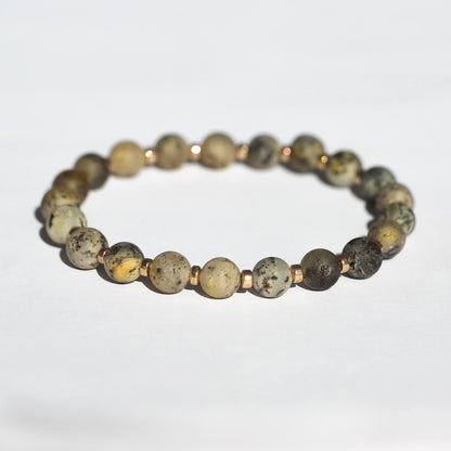 Elastic Amber Bracelet