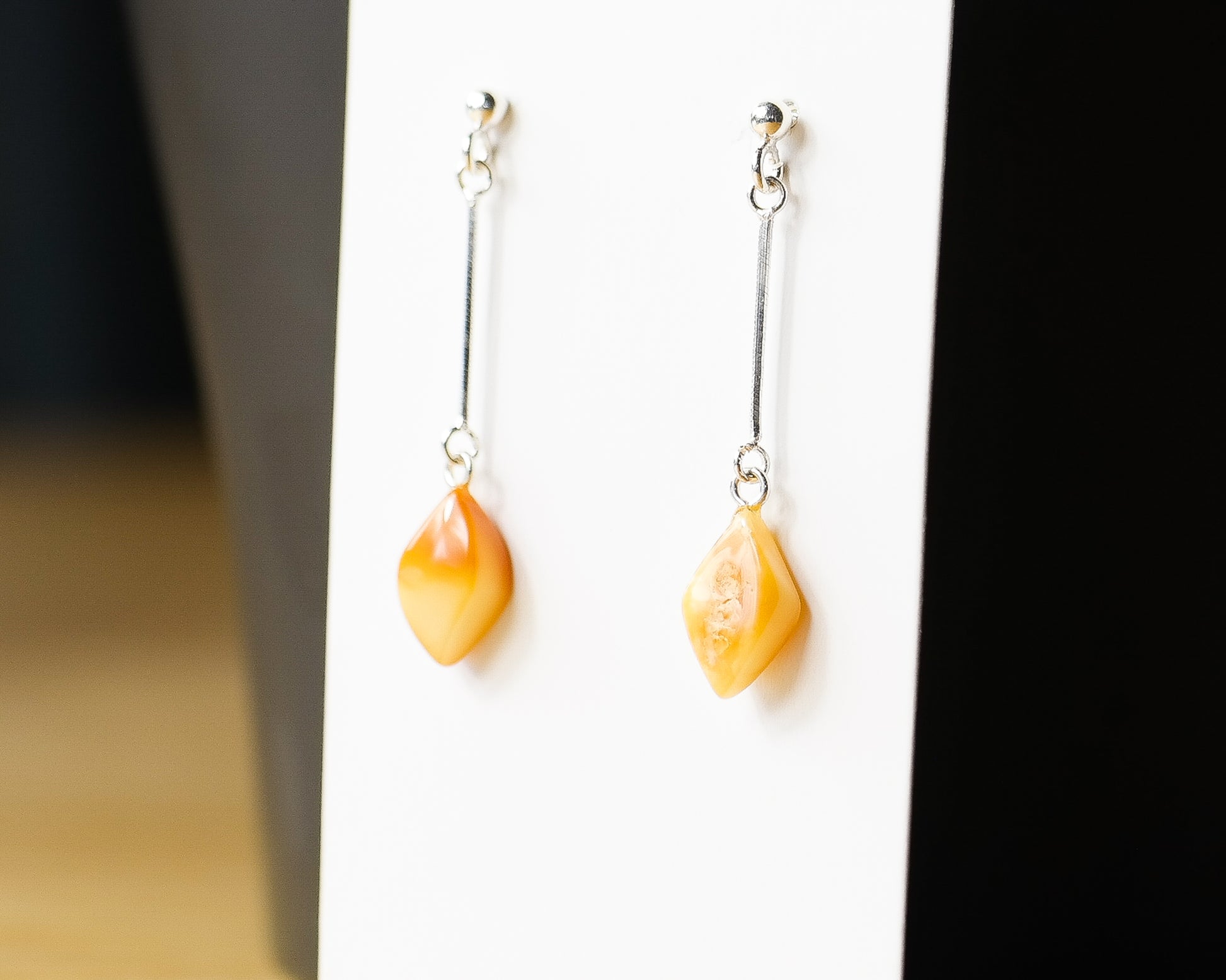 Handmade Baltic Amber Earrings