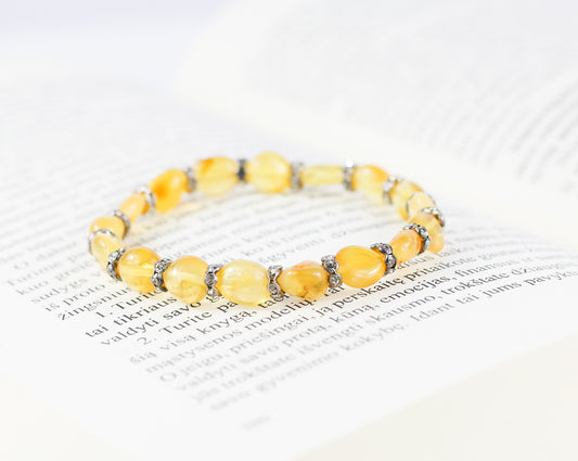 Yellow Baltic Amber Bracelet