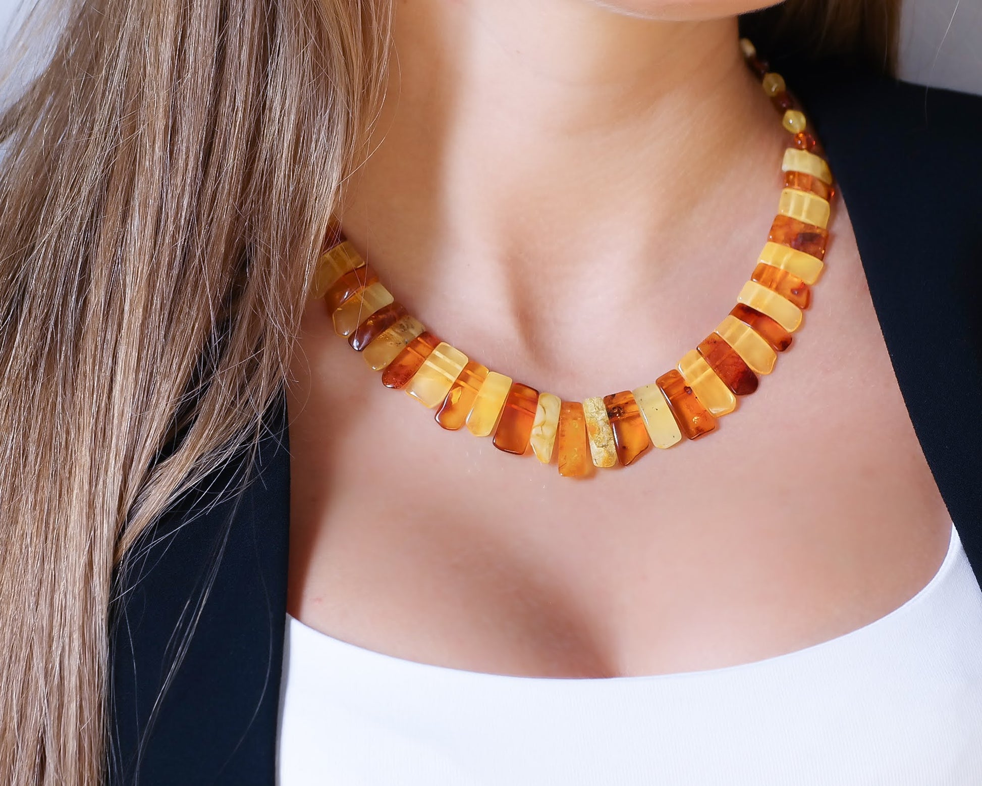 Stunning Necklace Baltic Amber