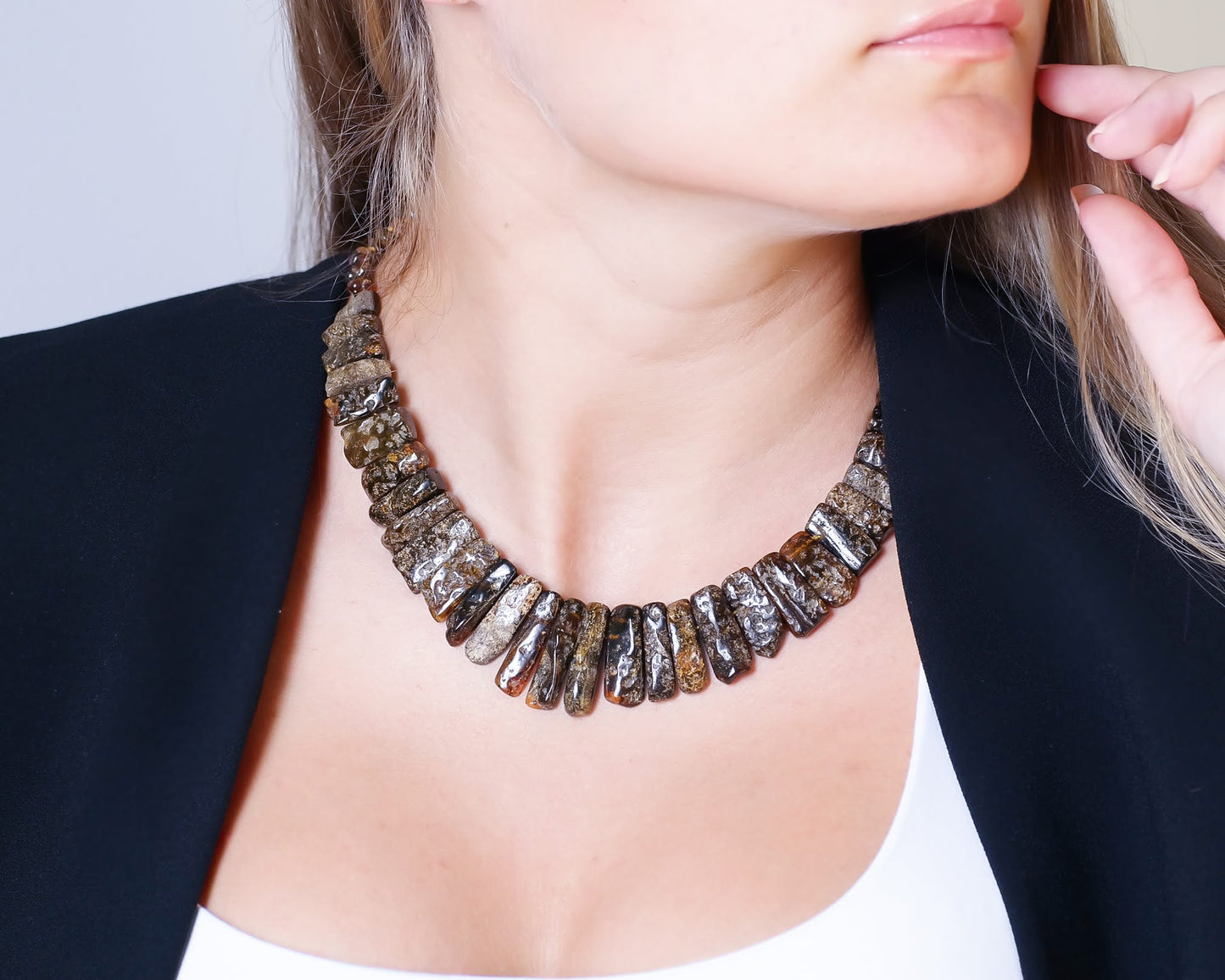 Dark Gemstone Necklace