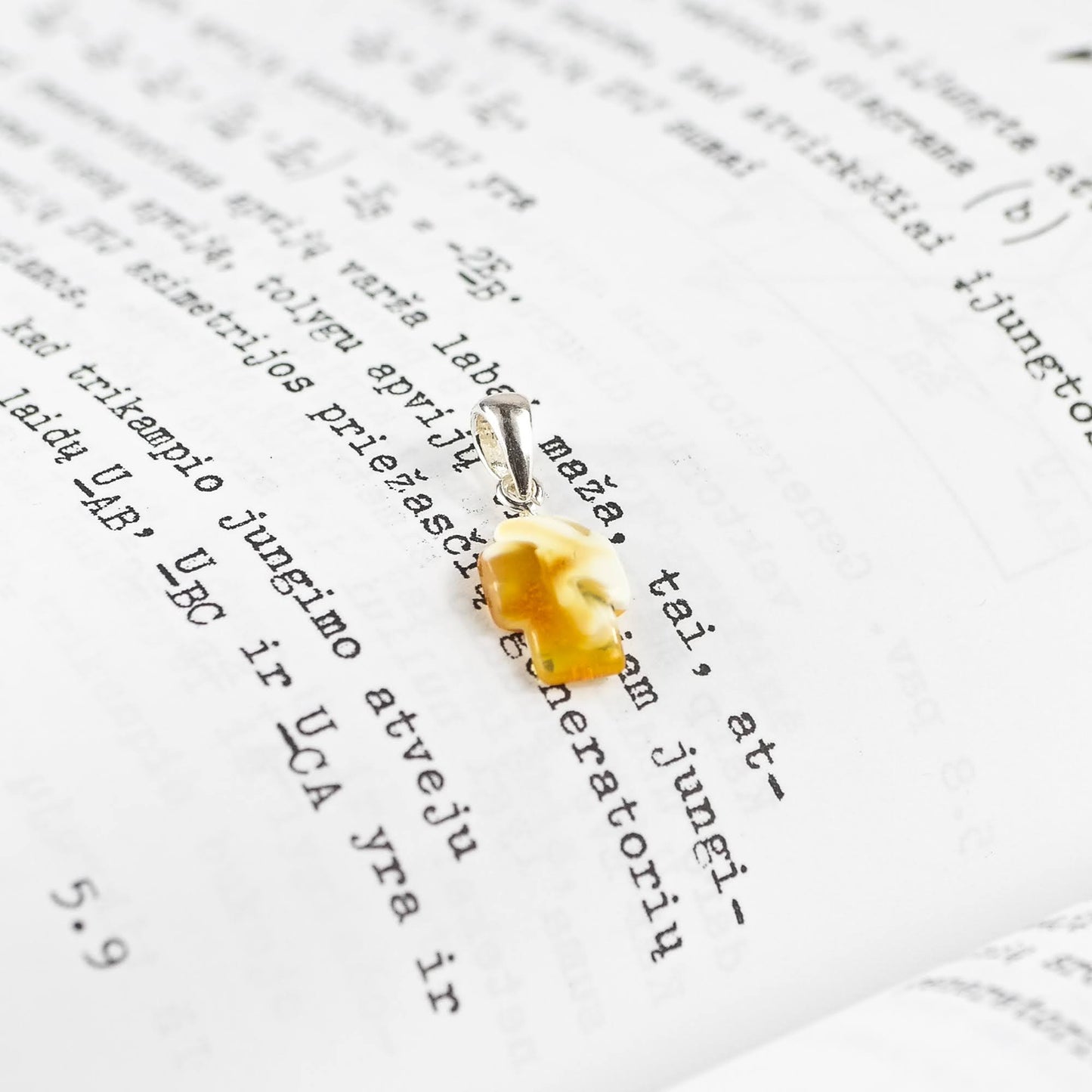 Baltic Amber Cross