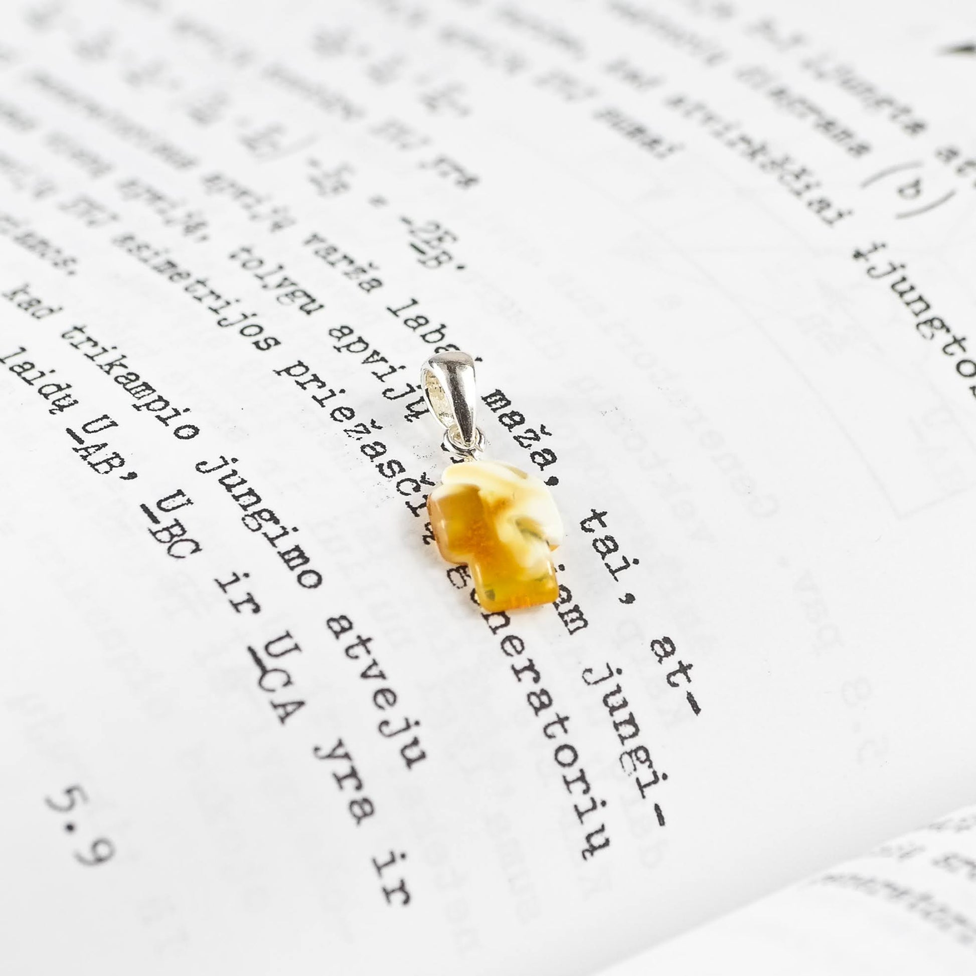 Baltic Amber Cross
