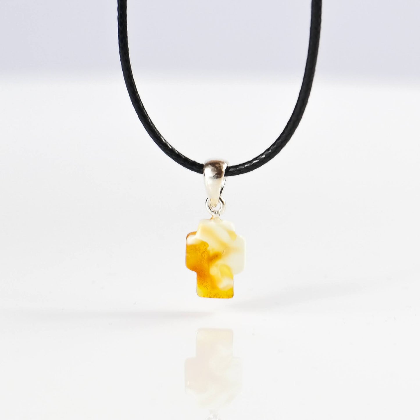 Baltic Amber Pendant Cross