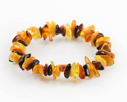 Elastic Amber Bracelet