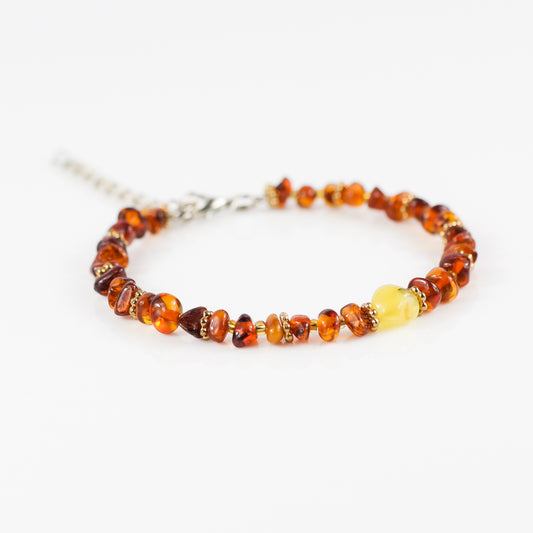 Minimalistic Amber Bracelet