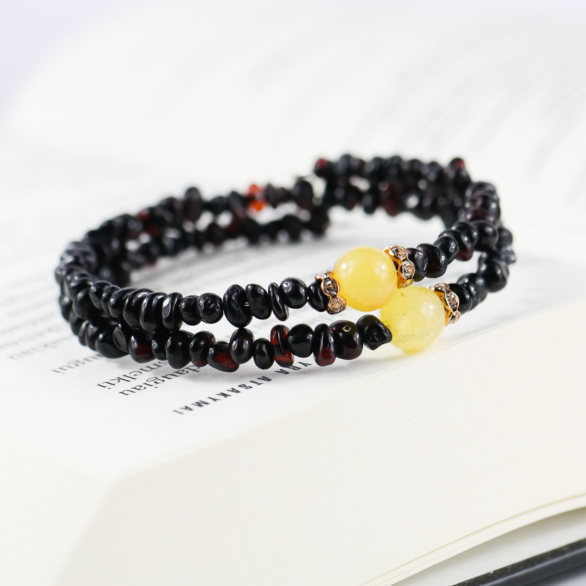 Adjustable Amber Bracelet