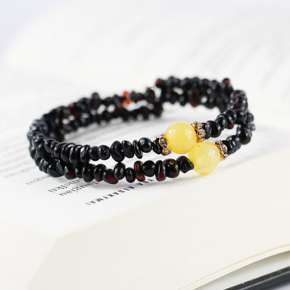 Adjustable Amber Bracelet