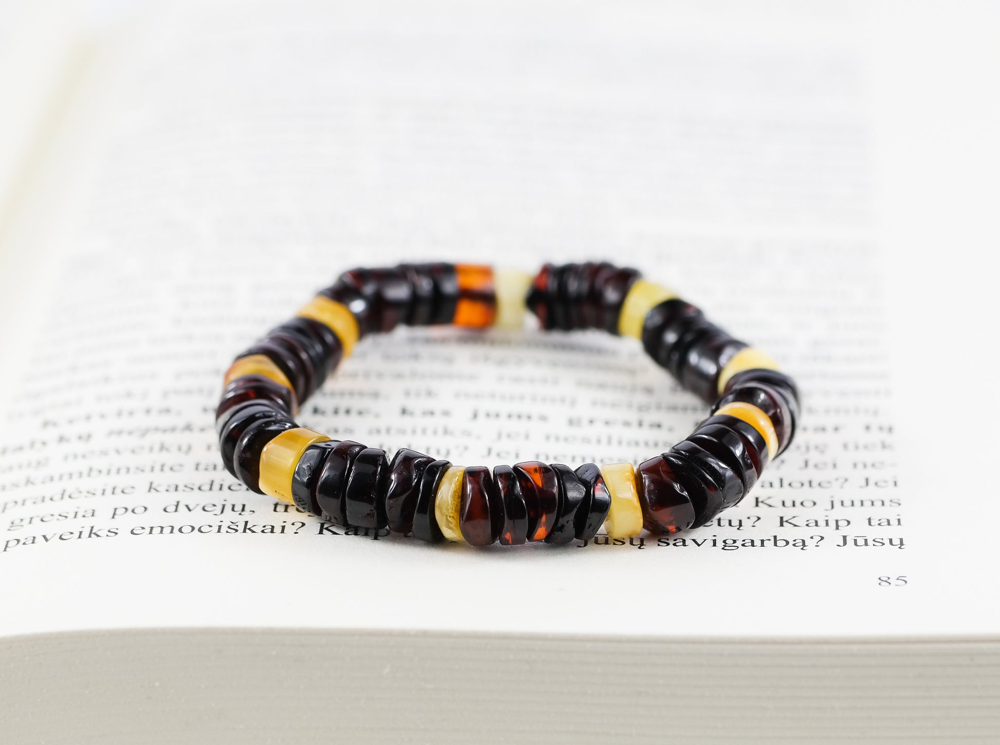 Adjustable Amber Bracelet