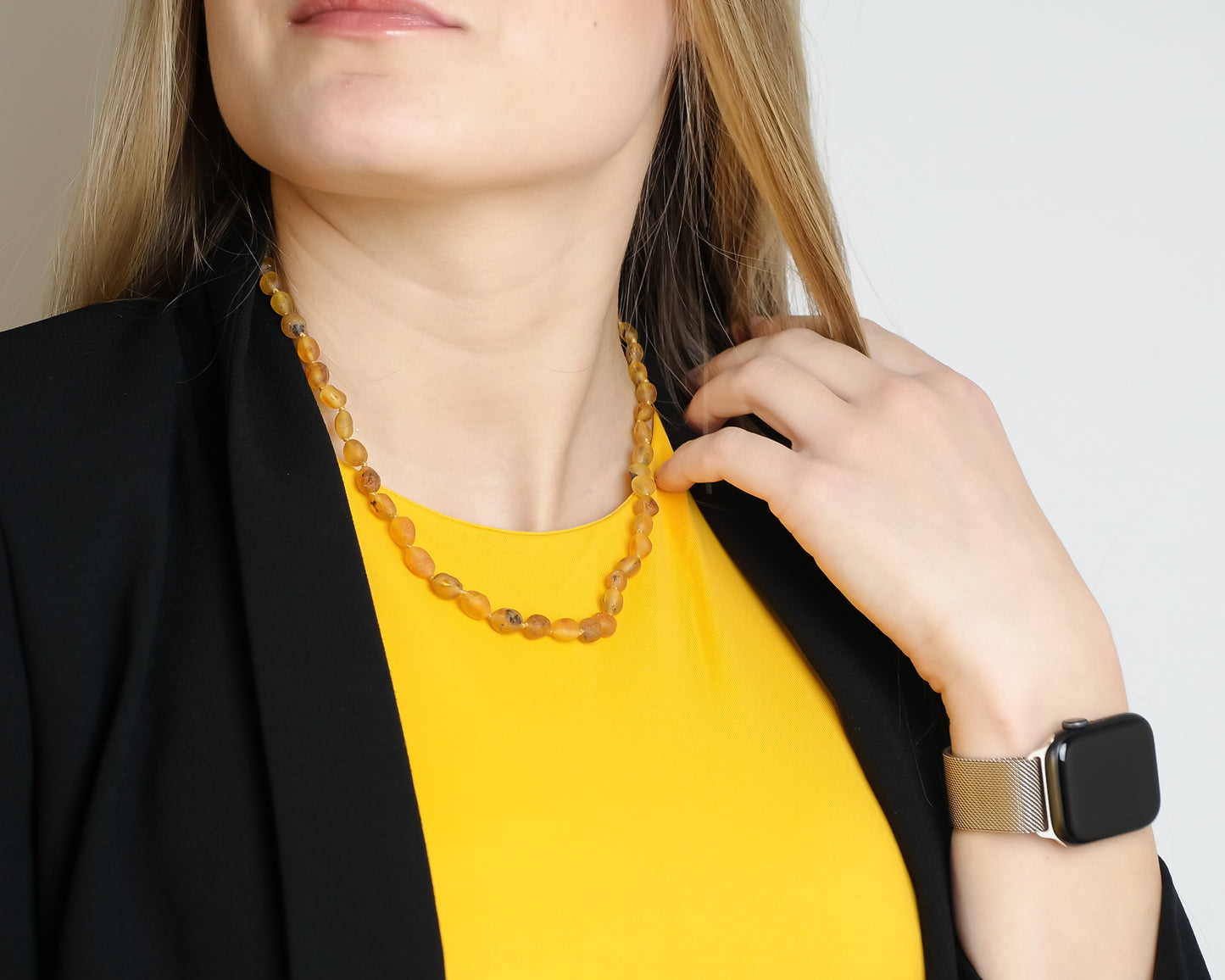 Raw Amber Necklace
