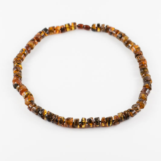 Baltic Amber Tube Necklace