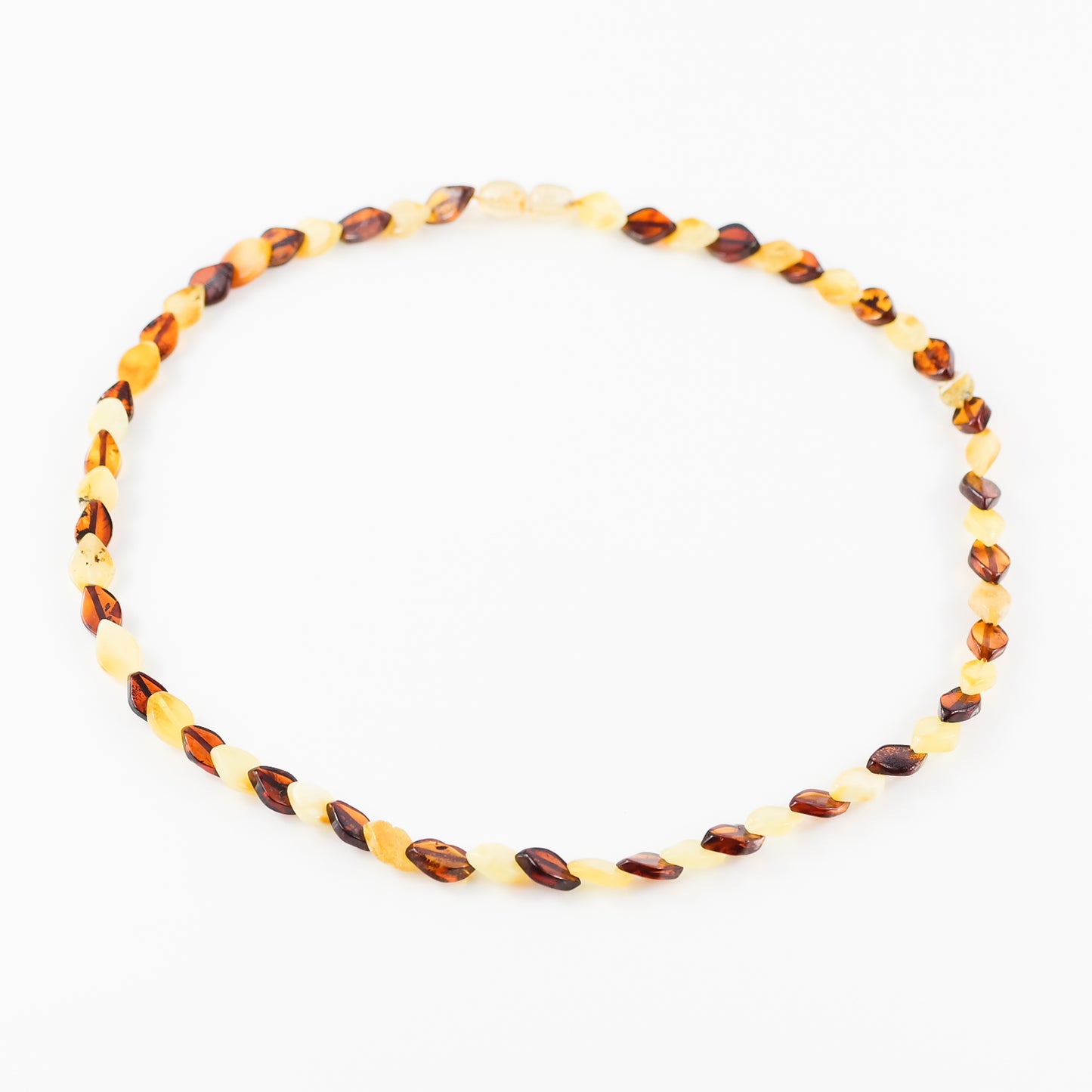 Baltic Amber Teardrop Bead Necklace