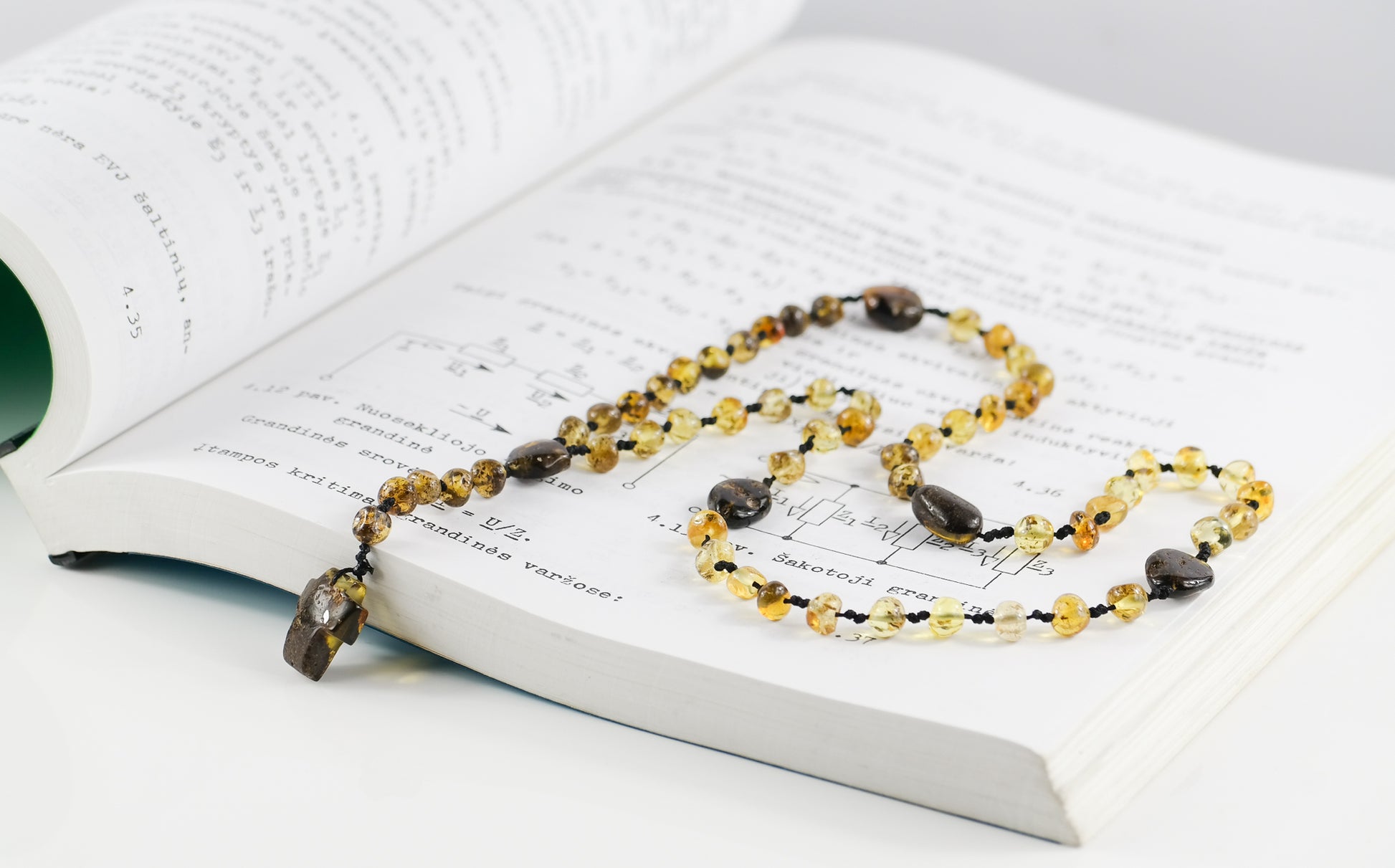 Christian Rosary Amber