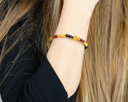 Adjustable Amber Bracelet