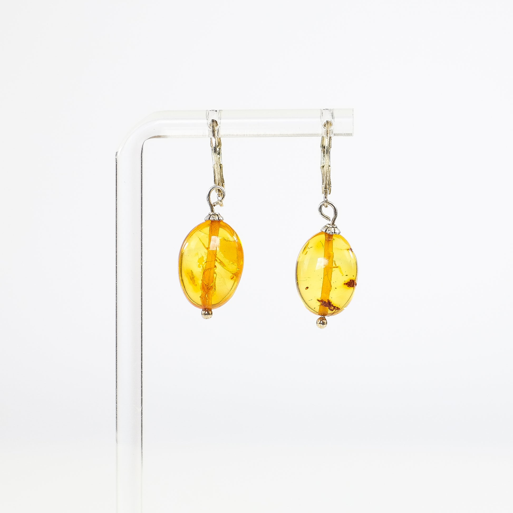 Yellow Baltic Amber Earrings