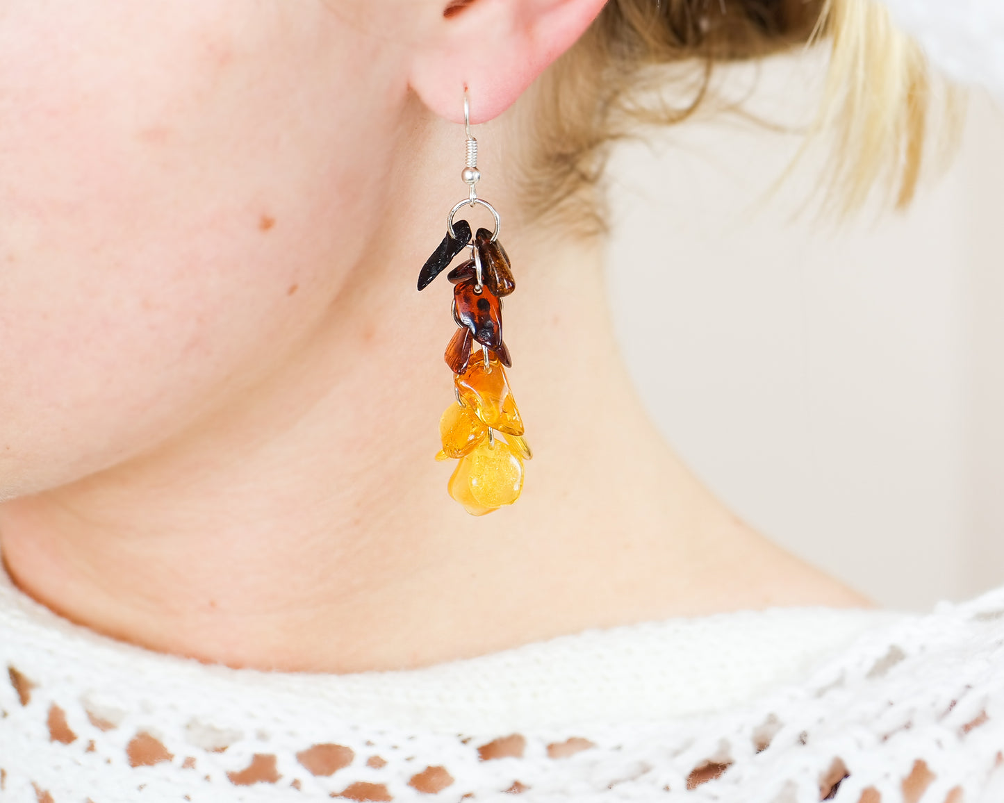 earrings gemstone