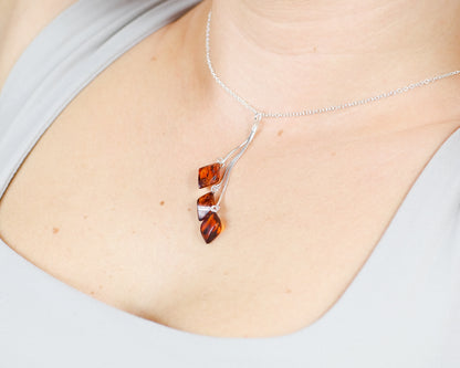 amber pendant