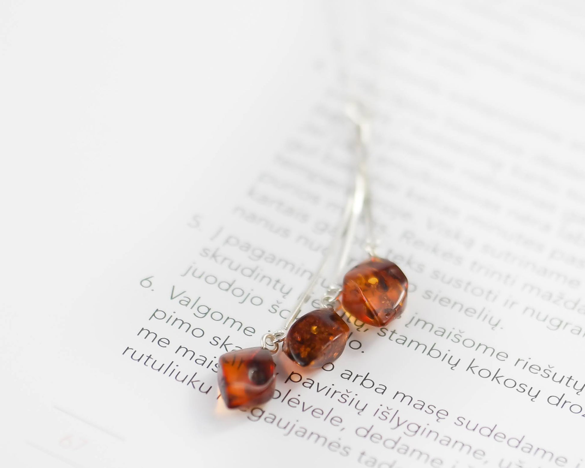 amber pendant