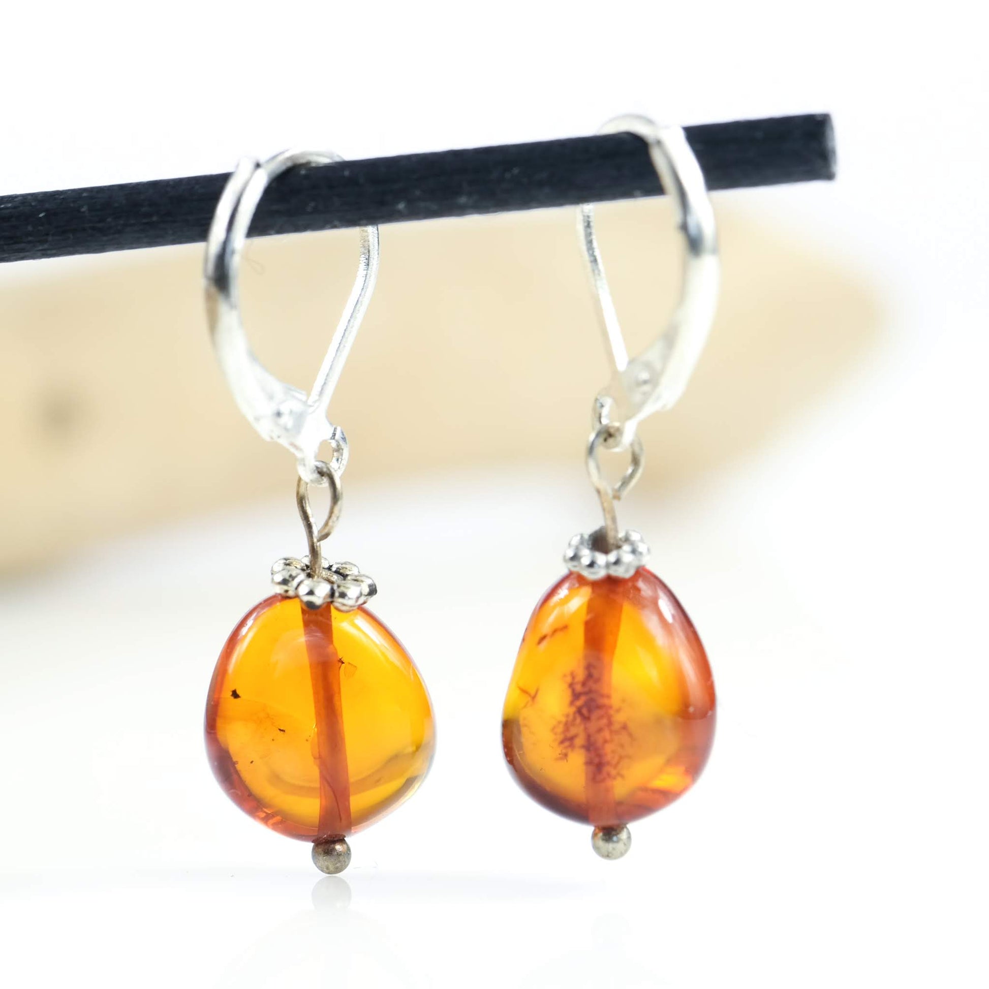 Amber Earrings