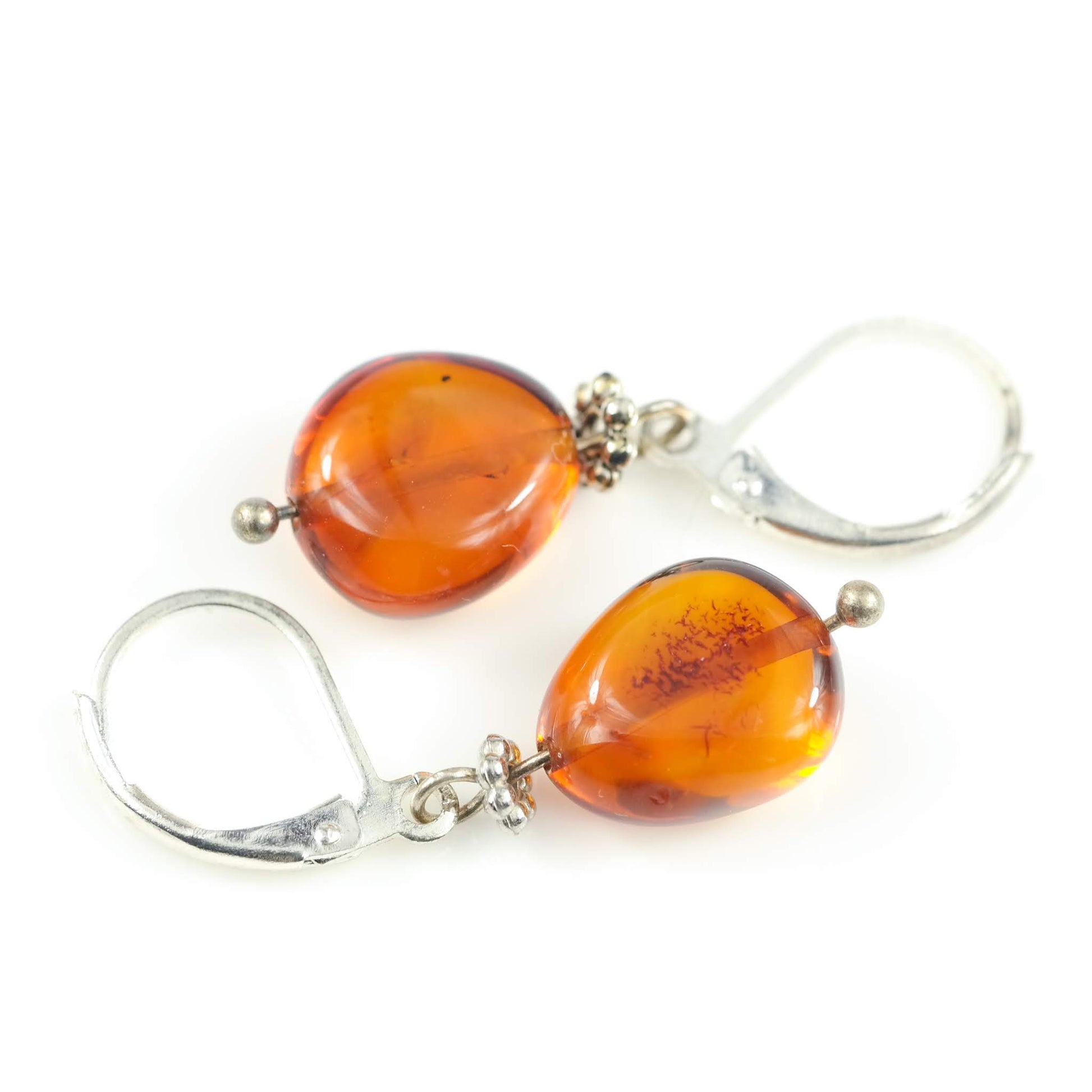 Dangle Amber Earrings