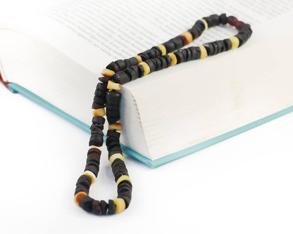 Tube Amber Necklace
