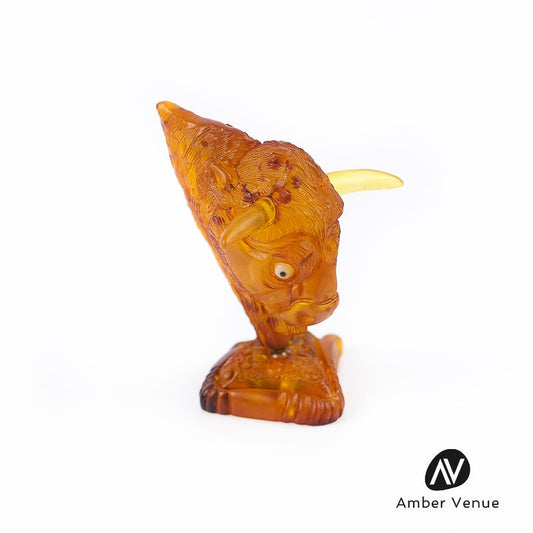 Ox Statue Baltic amber