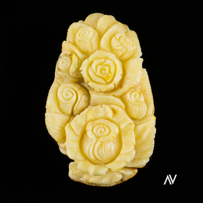 Massive Amulet Of Rose