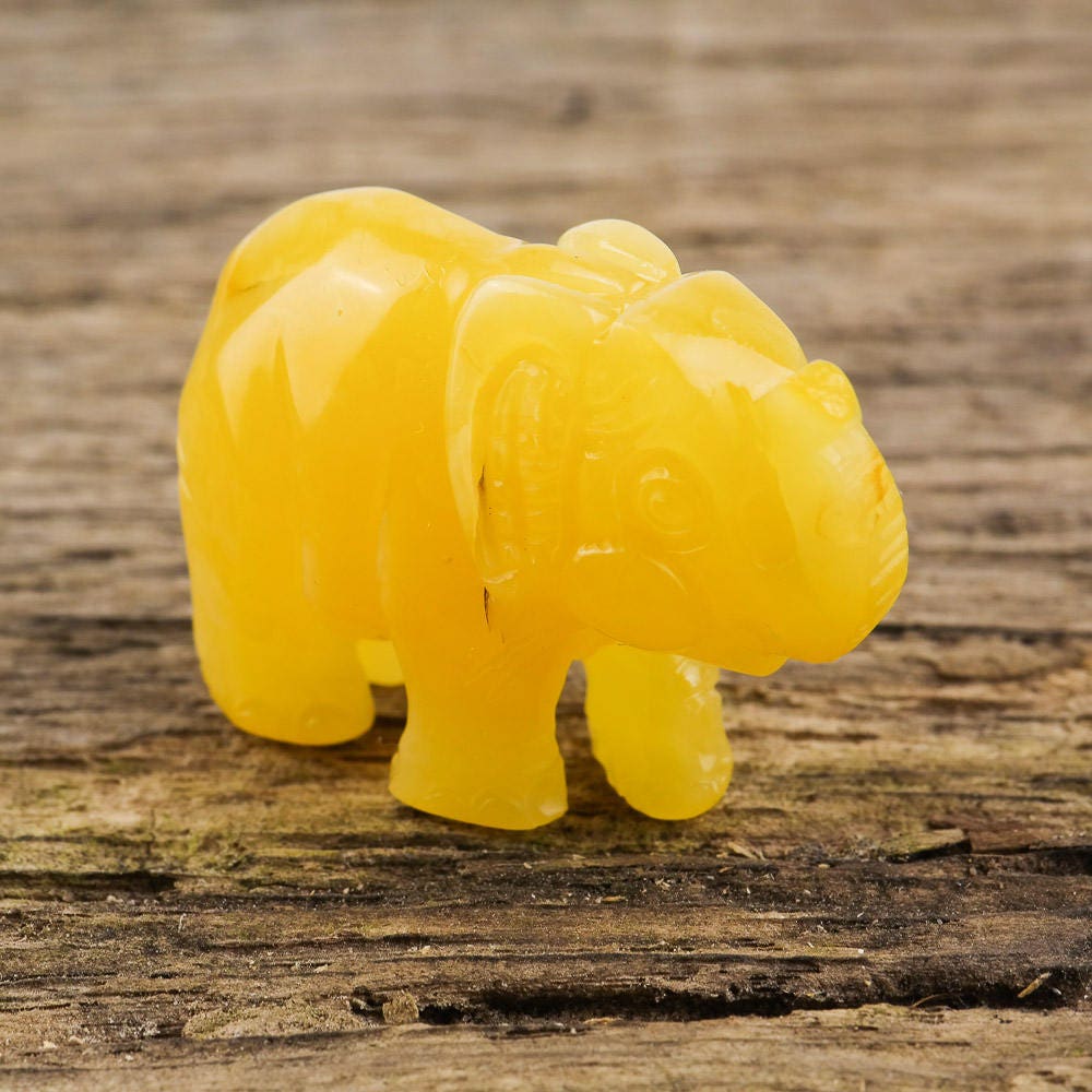 Amber Carving Elephant