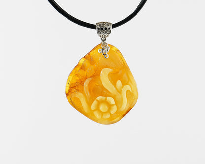 Amber Carving Lilly