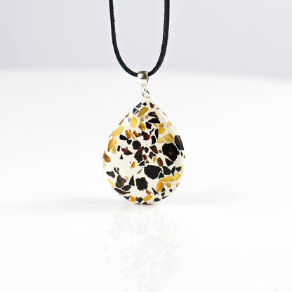 Mosaic Amber Pendant