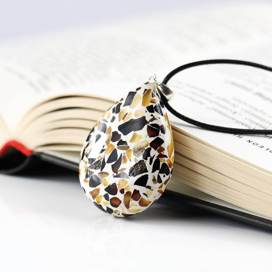 Mosaic Amber Amulet 