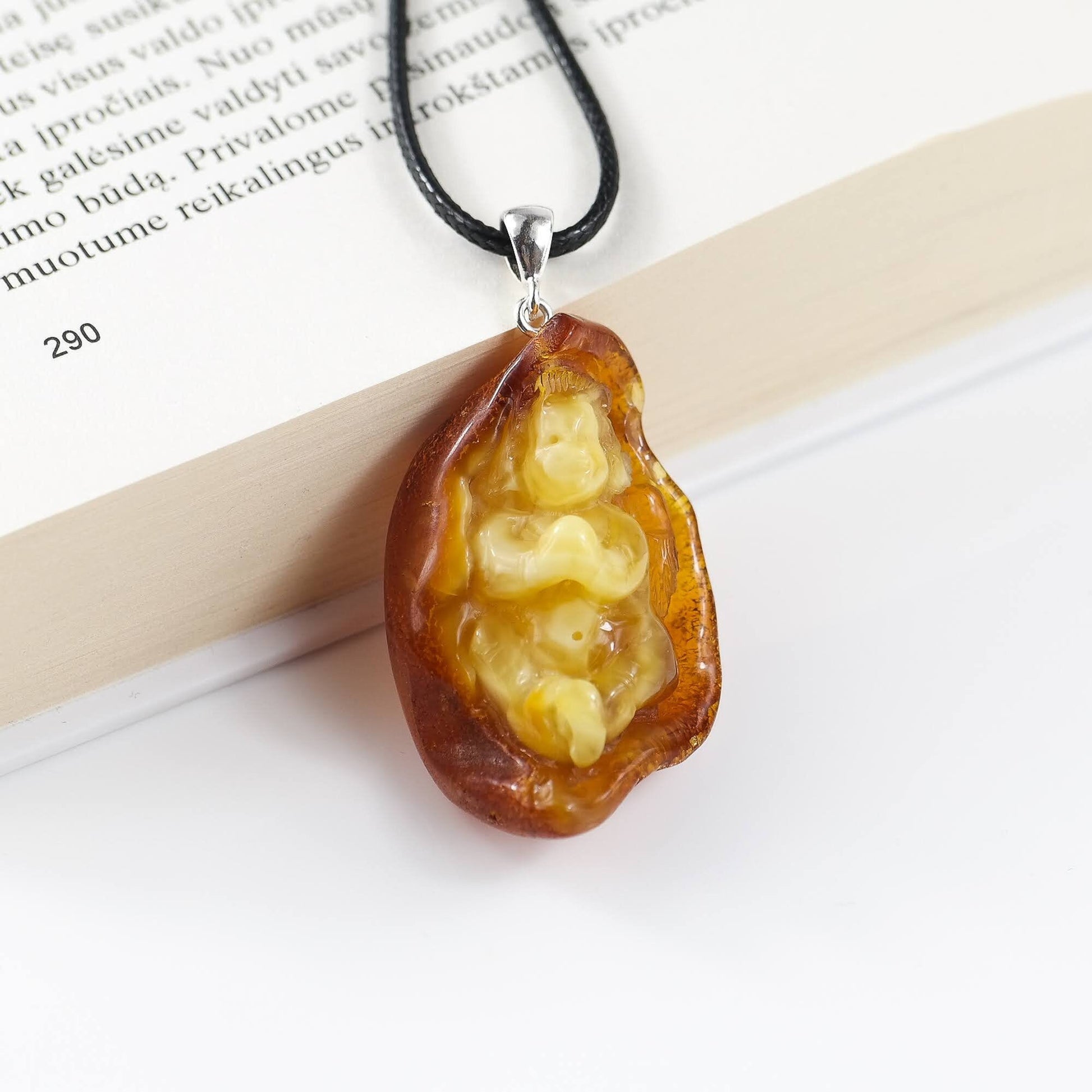 Angel Amber Carving