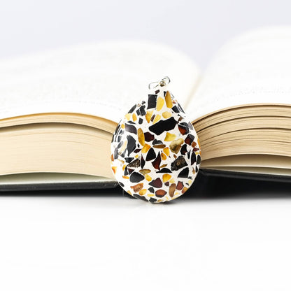 Crushed Amber Pendant