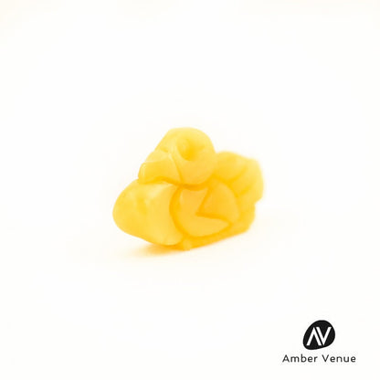 Amber Carving of Duck